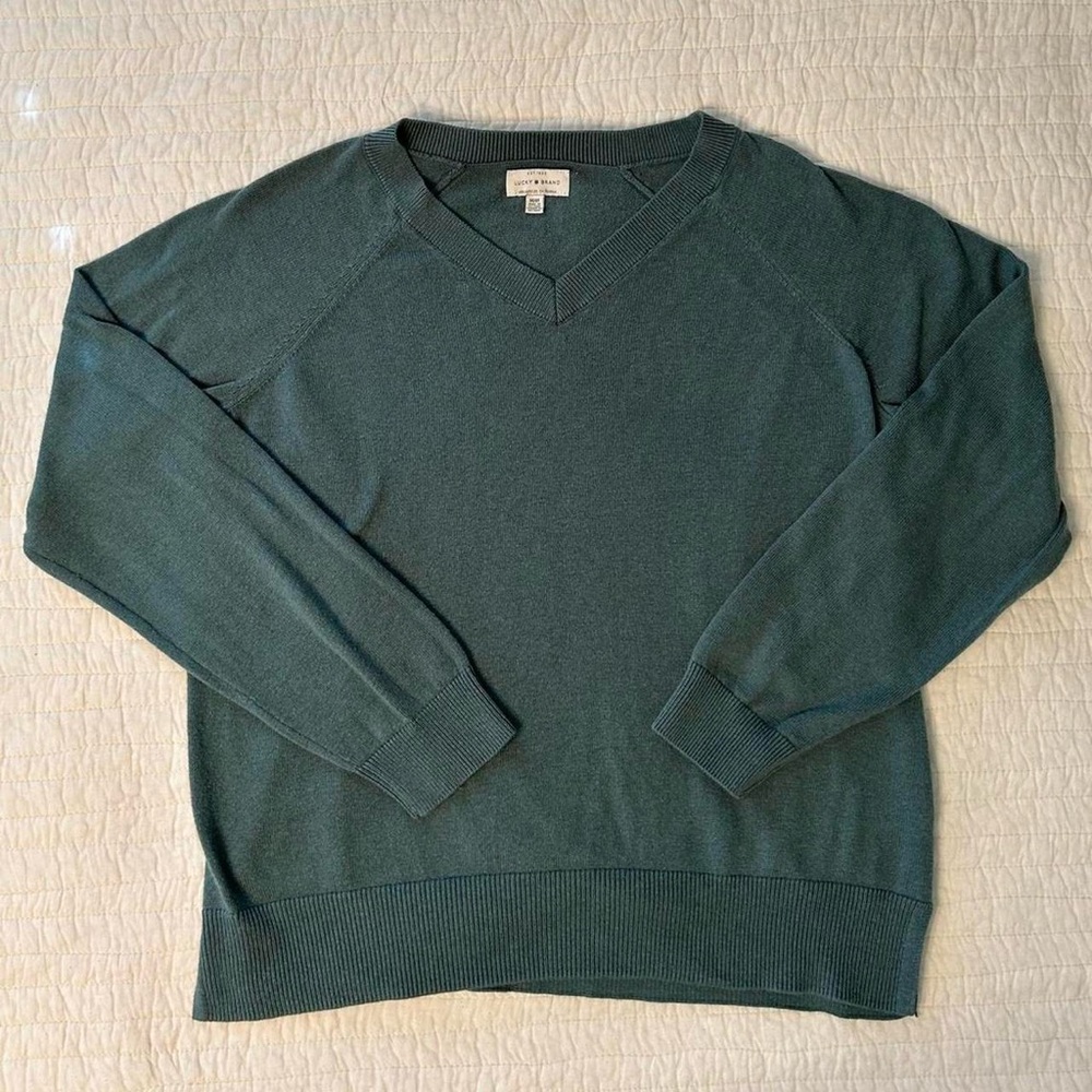 Lucky Brand Green Sweater